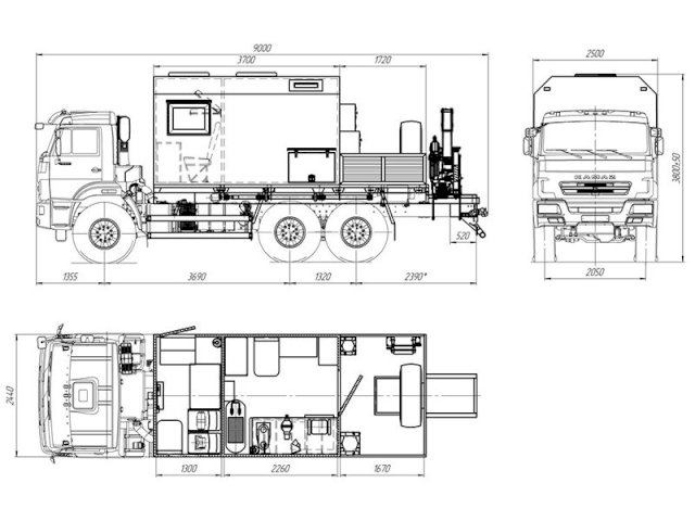 Фото №33: Передвижная мастерская КАМАЗ 43118-3017-50 с КМУ АНТ 7.5-2 (050, г-р EG-202)