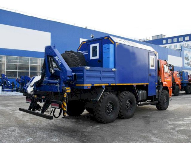 Фото №6: Передвижная мастерская КАМАЗ 43118-3017-50 с КМУ АНТ 7.5-2 (050, г-р EG-202)