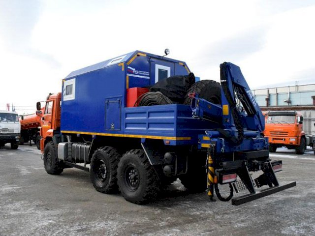 Фото №4: Передвижная мастерская КАМАЗ 43118-3017-50 с КМУ АНТ 7.5-2 (050, г-р EG-202)