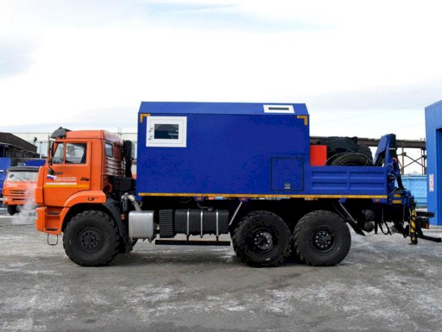 Фото №3: Передвижная мастерская КАМАЗ 43118-3017-50 с КМУ АНТ 7.5-2 (050, г-р EG-202)