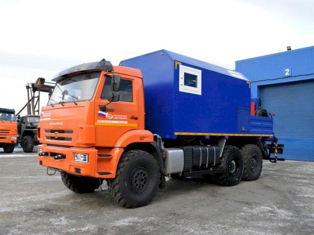 Фото №2: Передвижная мастерская КАМАЗ 43118-3017-50 с КМУ АНТ 7.5-2 (050, г-р EG-202)