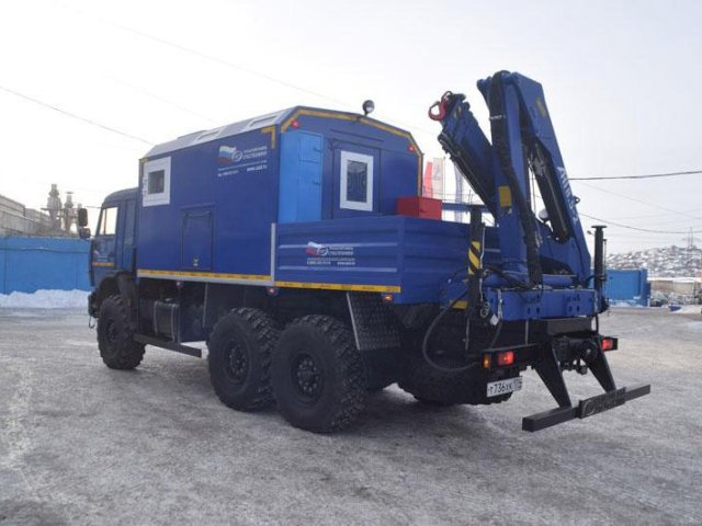 Фото №9: Передвижная мастерская КАМАЗ 43118-013-10 с КМУ АНТ 8.5-2 (009, г-р EG-202)