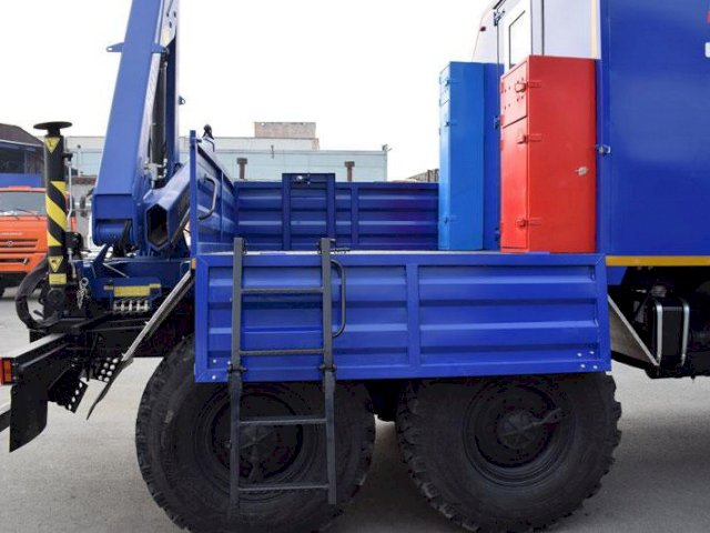 Фото №20: Передвижная мастерская Урал 4320-4972-82Е5 с КМУ АНТ 4.4-1 (034, г-р EG-202)