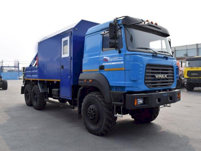 Фото №7: Передвижная мастерская Урал 4320-4972-82Е5 с КМУ АНТ 4.4-1 (034, г-р EG-202)