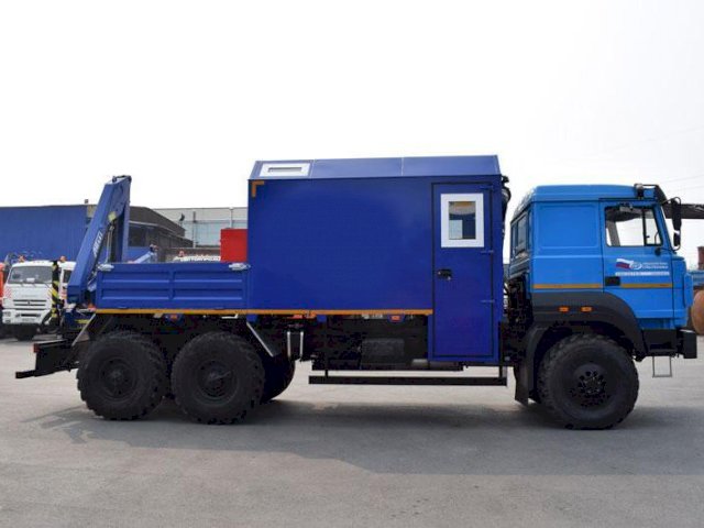 Фото №6: Передвижная мастерская Урал 4320-4972-82Е5 с КМУ АНТ 4.4-1 (034, г-р EG-202)