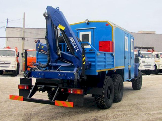 Фото №3: Передвижная мастерская Урал 4320-1912-60Е5 с КМУ АНТ 4.4-1