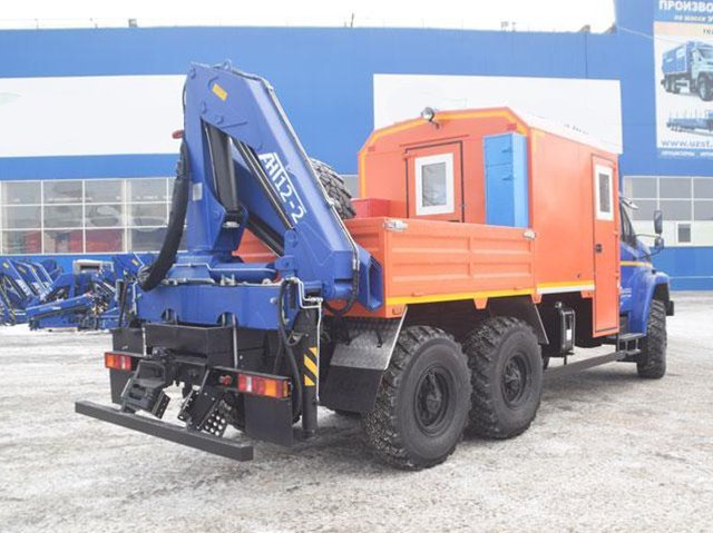 Фото №5: Передвижная мастерская Урал-NEXT 4320-6952-72Е5Г38 с КМУ АНТ 12-2 (010, генератор EG-202)