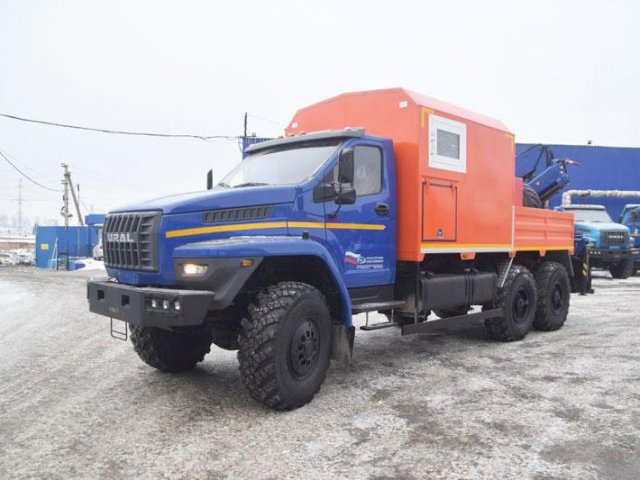 Фото №2: Передвижная мастерская Урал-NEXT 4320-6952-72Е5Г38 с КМУ АНТ 12-2 (010, генератор EG-202)