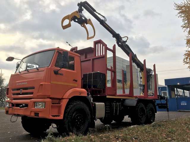 Фото №6: Лесовоз КАМАЗ 43118-3027-50 с КМУ VM10L74
