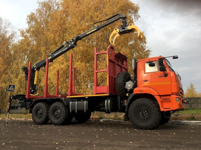 Фото №5: Лесовоз КАМАЗ 43118-3027-50 с КМУ VM10L74