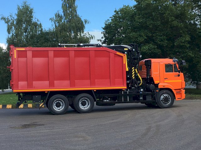 Фото №17: Металловоз КАМАЗ 65115-773962-50 с КМУ VM10L74M