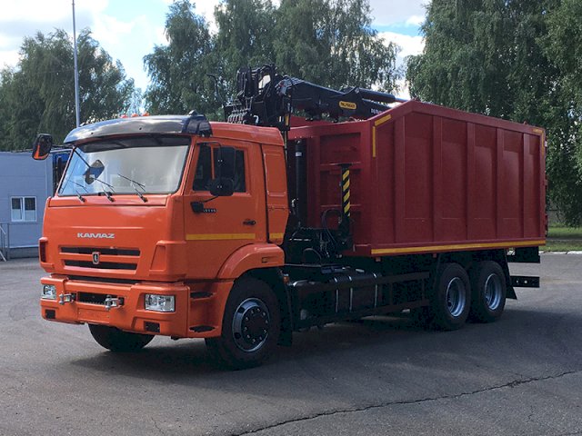 Фото №16: Металловоз КАМАЗ 65115-773962-50 с КМУ VM10L74M