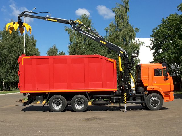 Фото №2: Металловоз КАМАЗ 65115-773962-50 с КМУ VM10L74M
