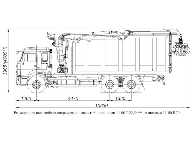 Фото №10: Металловоз КАМАЗ 65115-3094-50 с КМУ VM10L74М