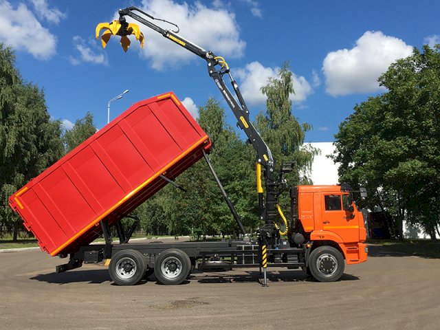 Фото №6: Металловоз КАМАЗ 65115-3094-50 с КМУ VM10L74М