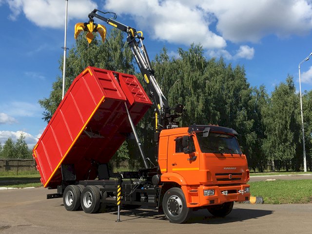 Фото №4: Металловоз КАМАЗ 65115-3094-50 с КМУ VM10L74М