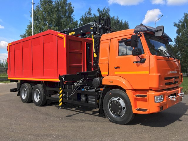Фото №2: Металловоз КАМАЗ 65115-3094-50 с КМУ VM10L74М