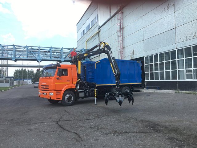 Фото №4: Металловоз КАМАЗ 65115-3094-50 с КМУ VM10L74M