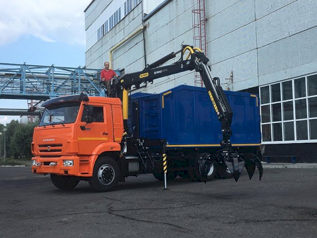Фото №3: Металловоз КАМАЗ 65115-3094-50 с КМУ VM10L74M