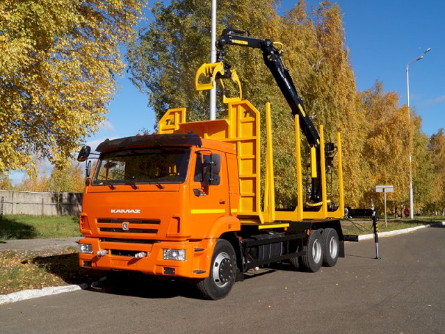 Фото №12: Сортиментовоз КАМАЗ 65115-773962-50 с КМУ VM10L86
