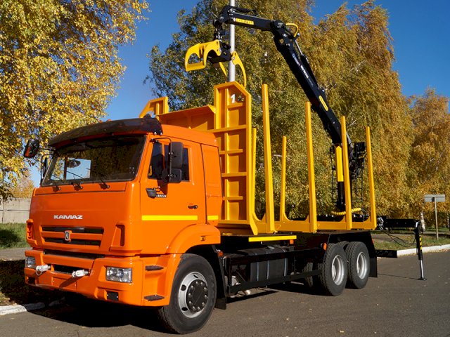 Фото №2: Сортиментовоз КАМАЗ 65115-773962-50 с КМУ VM10L86