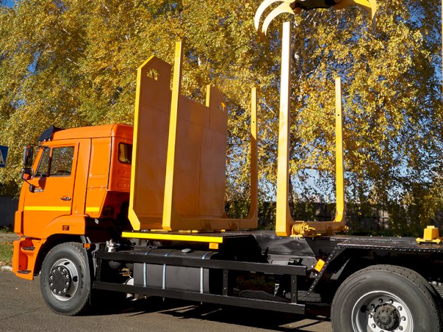Фото №10: Сортиментовоз КАМАЗ 65115-3094-50 с КМУ VM10L86