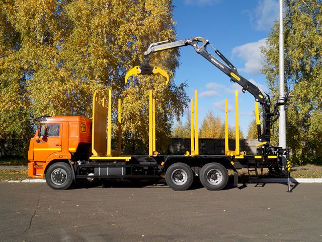 Фото №11: Сортиментовоз КАМАЗ 65115-773962-50 с КМУ VM10L74