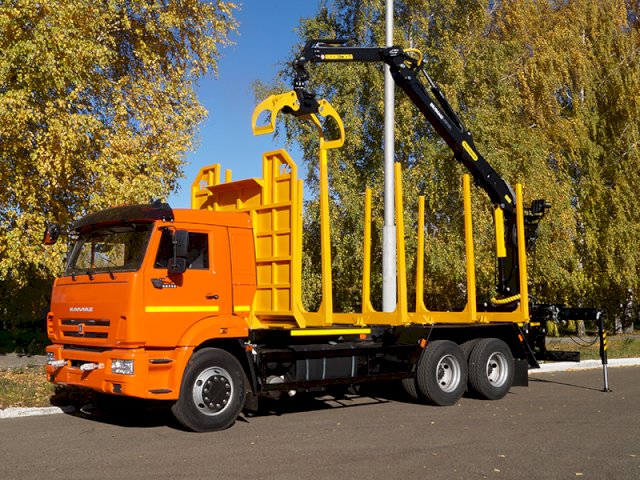 Фото №3: Сортиментовоз КАМАЗ 65115-3094-50 с КМУ VM10L74 (RX 38)