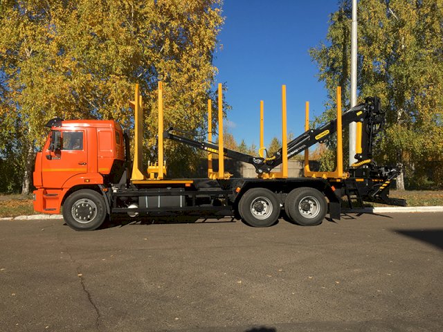 Фото №13: Сортиментовоз КАМАЗ 65115-3094-48 с КМУ VM10L74 (RX 38)