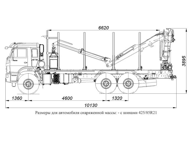 Фото №11: Сортиментовоз КАМАЗ 43118-3090-50 с КМУ VM10L74 (RX 38)