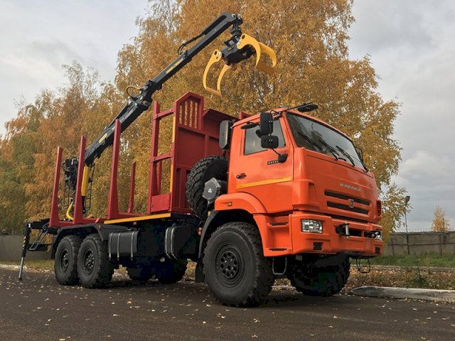 Фото №4: Сортиментовоз КАМАЗ 43118-3011-50 с КМУ VM10L74 (RX 38)