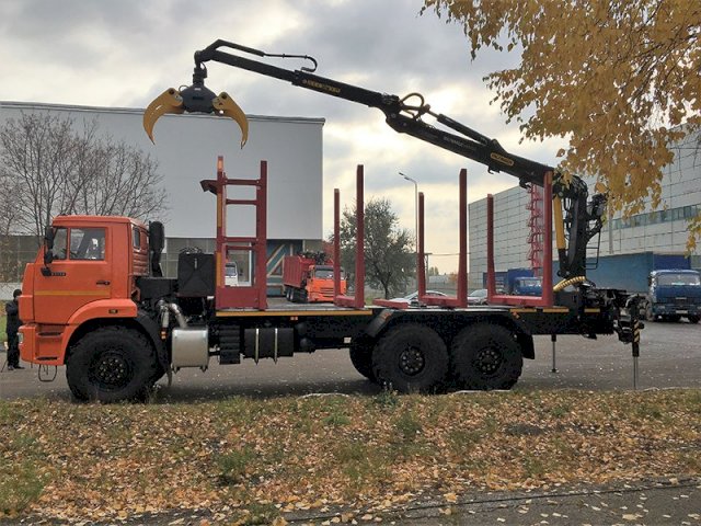 Фото №2: Сортиментовоз КАМАЗ 43118-3011-50 с КМУ VM10L74 (RX 38)