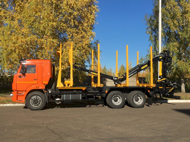 Фото №11: Сортиментовоз КАМАЗ 65115-3094-50 с КМУ VM10L74