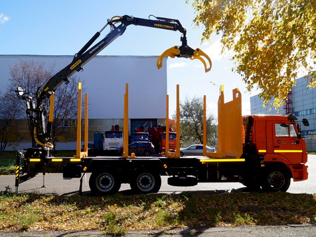 Фото №6: Сортиментовоз КАМАЗ 65115-3094-48 с КМУ VM10L74