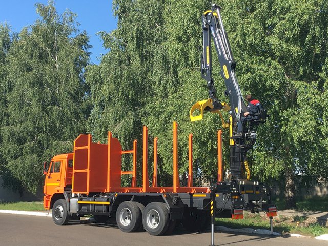 Фото №16: Сортиментовоз КАМАЗ 65111-3090-50 с КМУ VM10L74