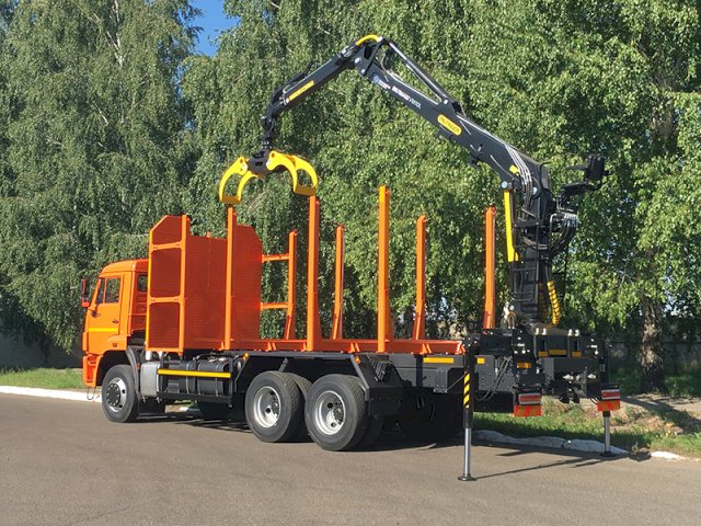 Фото №15: Сортиментовоз КАМАЗ 65111-3090-50 с КМУ VM10L74