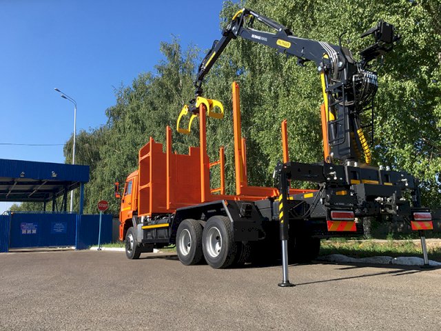 Фото №14: Сортиментовоз КАМАЗ 65111-3090-50 с КМУ VM10L74