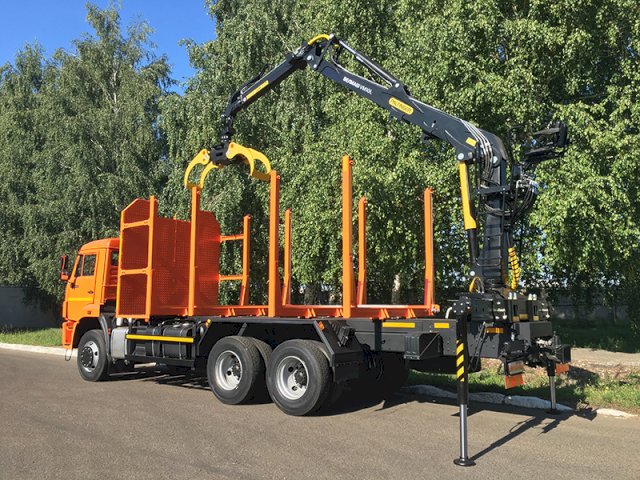 Фото №13: Сортиментовоз КАМАЗ 65111-3090-50 с КМУ VM10L74