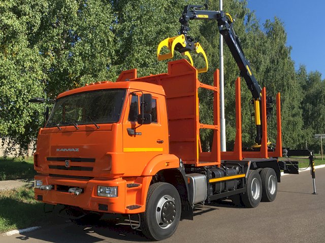 Фото №12: Сортиментовоз КАМАЗ 65111-3090-50 с КМУ VM10L74