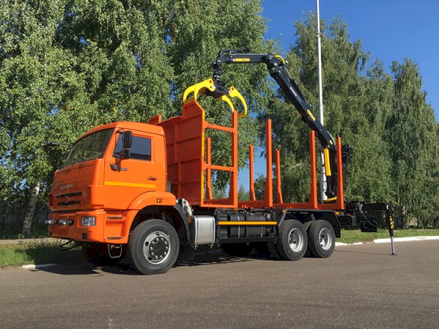 Фото №11: Сортиментовоз КАМАЗ 65111-3090-50 с КМУ VM10L74