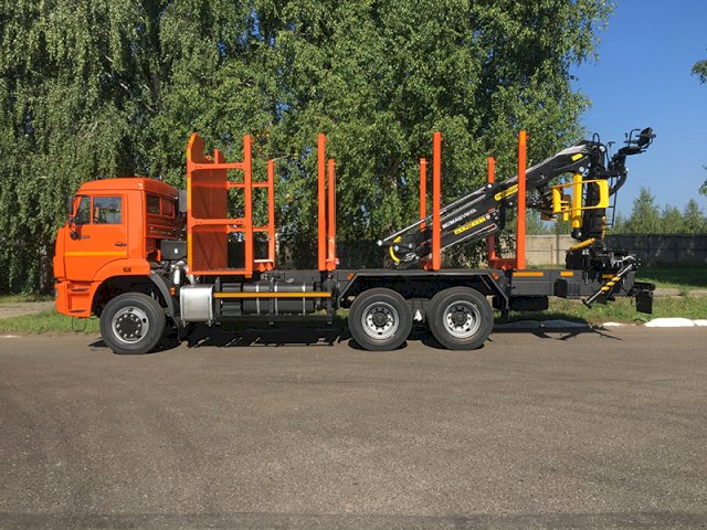 Фото №7: Сортиментовоз КАМАЗ 65111-3090-50 с КМУ VM10L74