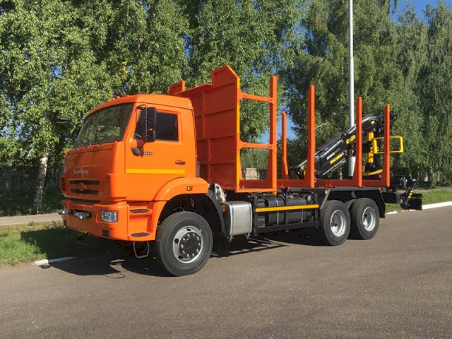 Фото №3: Сортиментовоз КАМАЗ 65111-3090-50 с КМУ VM10L74