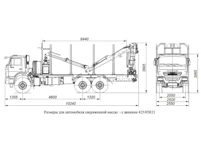 Фото №5: Сортиментовоз КАМАЗ 43118-3011-50 с КМУ VM10L74