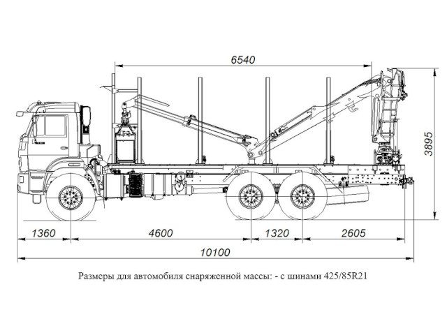 Фото №5: Сортиментовоз КАМАЗ 43118-3027-50 с КМУ ОМТЛ 97-04