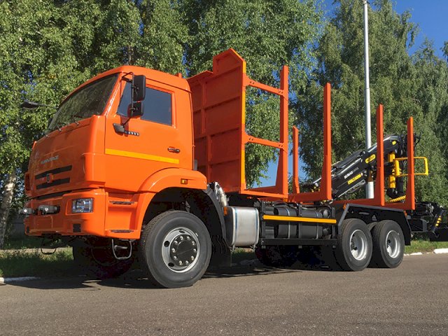 Фото №4: Сортиментовоз КАМАЗ-65111 с КМУ Велмаш VM10L74