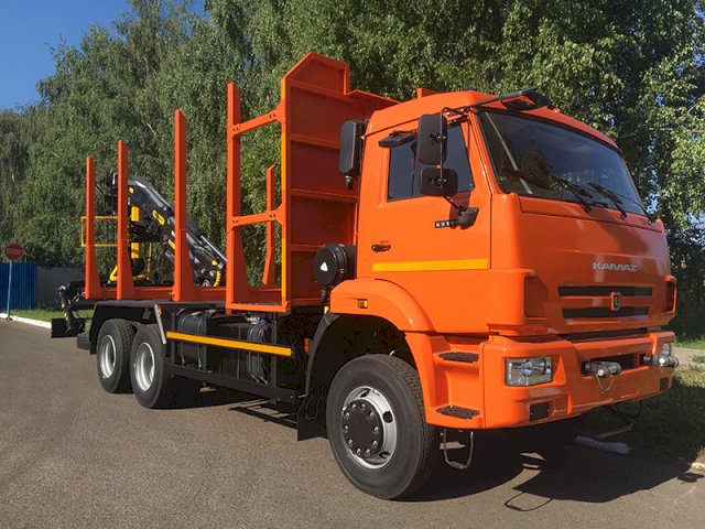Фото №3: Сортиментовоз КАМАЗ-65111 с КМУ Велмаш VM10L74