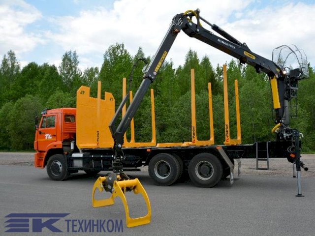 Фото №3: Сортиментовоз КАМАЗ-6520 с КМУ Велмаш VM10L86