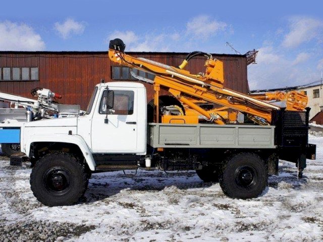 Фото №2: Бортовой БГМ-11-01 с буром на шасси ГАЗ-33088