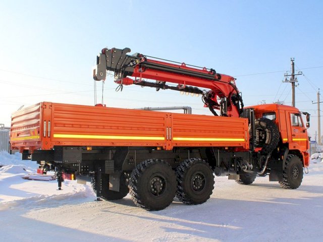 Фото №3: Бортовой манипулятор Palfinger IT200 с буром на шасси КАМАЗ-43118