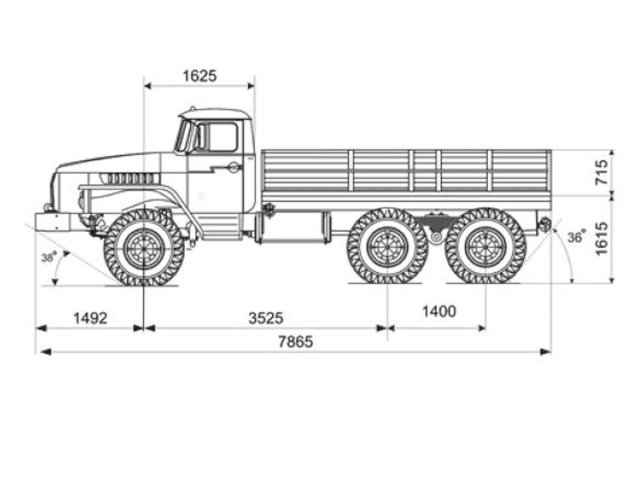 Фото №2: Бортовой автомобиль с КМУ Hangil HGC-976 с буром на шасси Урал-4320